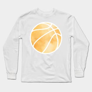 Basketball Orange Long Sleeve T-Shirt